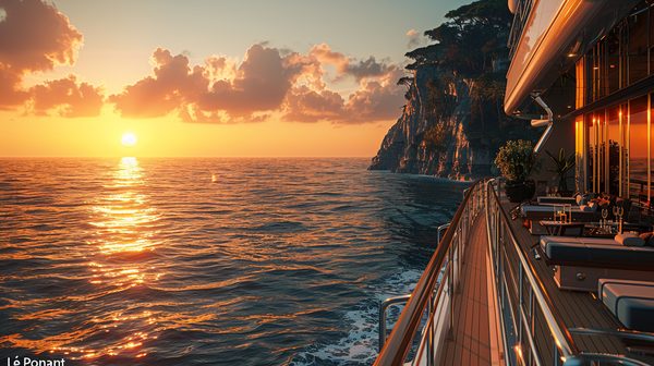 Prix d'une croisière de luxe avec le ponant
